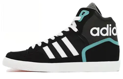 Adidas Originals Extaball Up Abrasion Resistant Breathable Mid top Skateboard Shoes Women's Black