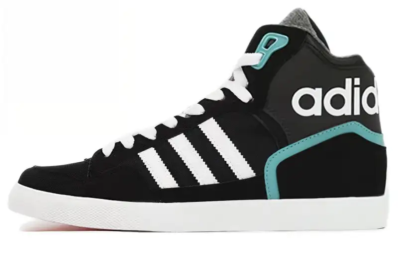 Adidas Originals Extaball Up Abrasion Resistant Breathable Mid top Skateboard Shoes Women's Black