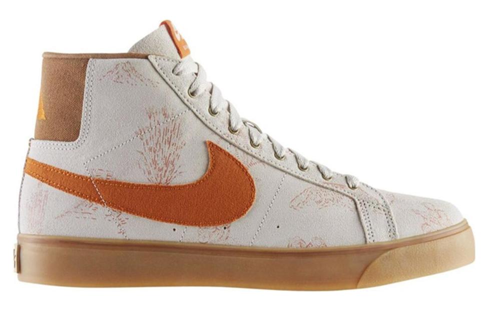 Мужские кеды Nike Blazer (светло-коричневые) — фото 2