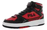 FILA Teratach 600 Abrasion Resistant Breathable High top Skateboard Shoes Men's Black Red