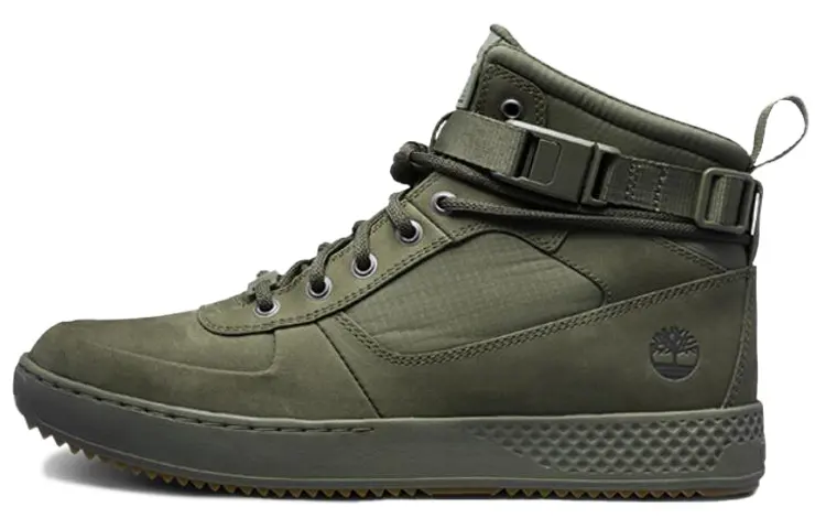 Timberland Skateboard Shoes Men's High Top Green