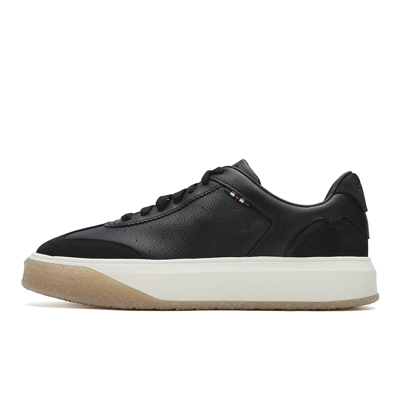 FILA OLIMPICA Abrasion Resistant Abrasion Resistant Low top Skateboard Shoes Men's Black