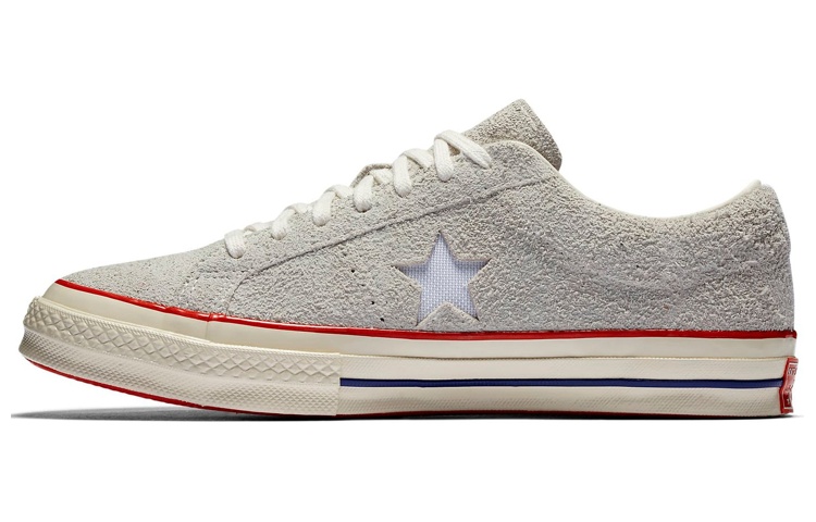 One Star Undefeated x One Star Converse Suede Low 'White'