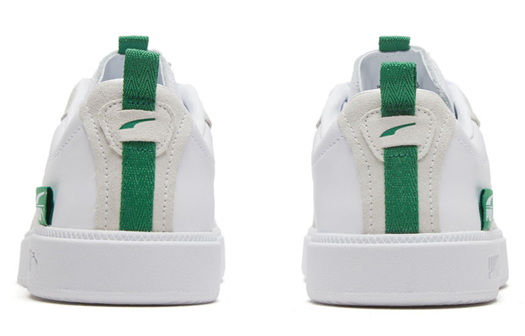 Кеды PUMA Oslo Pro Clean (бело-зеленые) — Белыйзелёный — фото 4