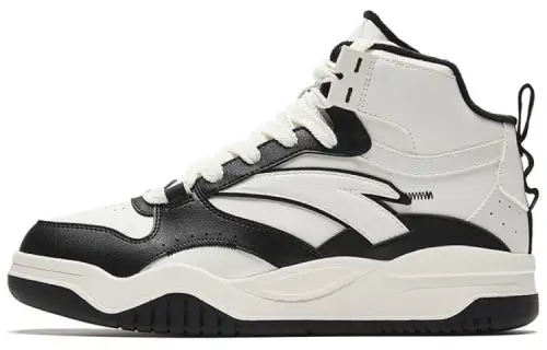 Anta Grand Slam Wave Shoe Fleece lined Slip Resistant, Abrasion Resistant, Breathable High top Skateboard Shoes Men's