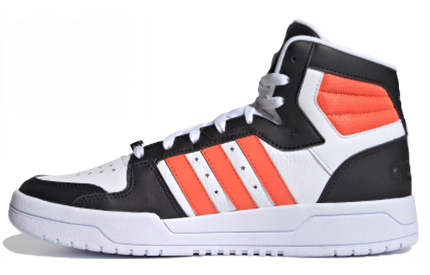 Мужские кеды adidas Entrap Mid (бело-черно-коричневые)