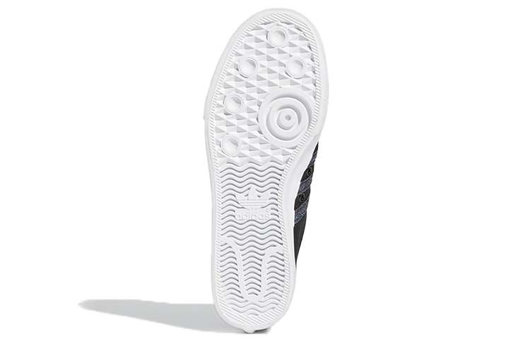 Женские кеды adidas originals NIZZA (черно-синие) — фото 6