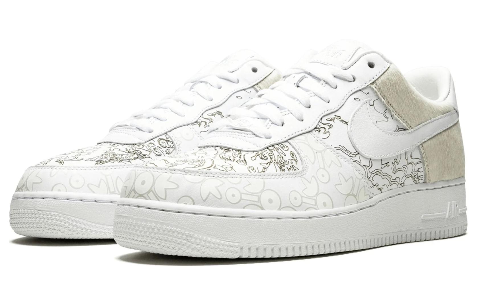 Кроссовки Nike Air Force 1 Premium (белые) — фото 3