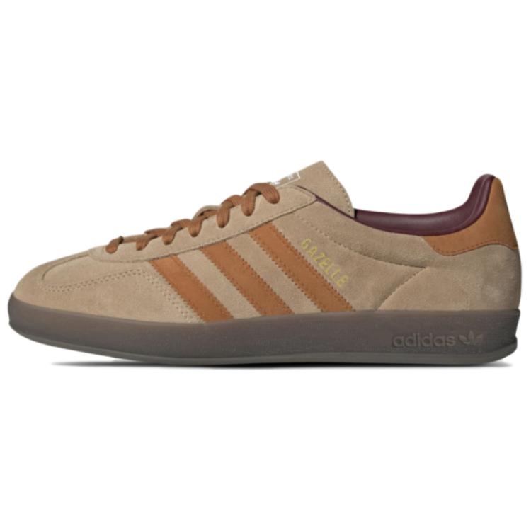 Кеды adidas originals GAZELLE INDOOR (коричнево-серые)