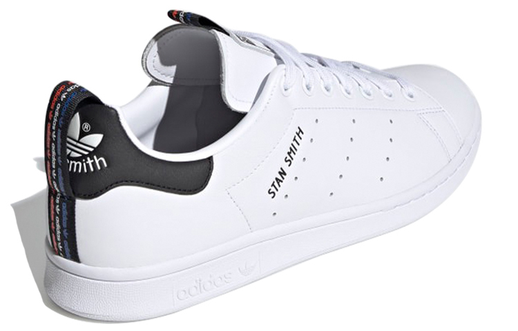 Кеды adidas originals STAN SMITH (бело-черные) — фото 3