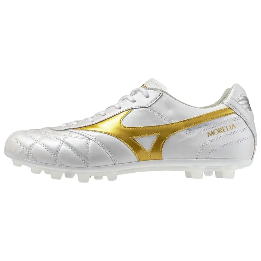 Mizuno MORELIA 2 Soccer Shoes Unisex White Gold