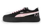 PUMA Smash Platform Blackberry Girlish Non slip Lightweight Low top Skateboard Shoes Women's