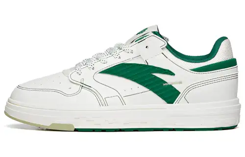 ANTA Skateboard Shoes Women's Low Top White/Green