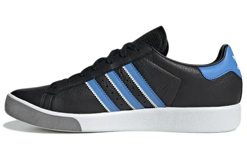 Adidas Originals Forest Hills Lightweight Cozy Casual Skate Shoes Black Blue Unisex 'Black Blue'