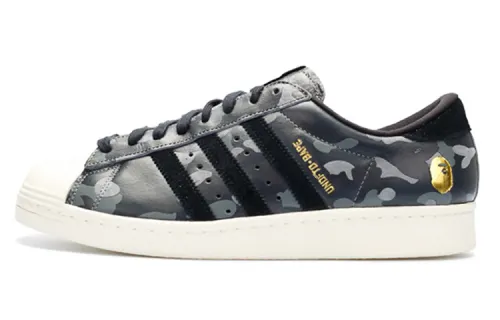 Superstar A Bathing Ape x Undeafeated x Superstar Adidas Originals 80s 'Black Camo'