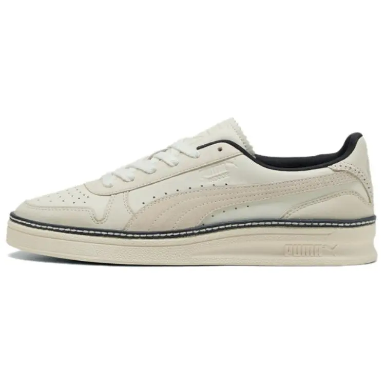 PUMA Indoor Abrasion Resistant Abrasion Resistant Low top Skateboard Shoes Unisex Beige