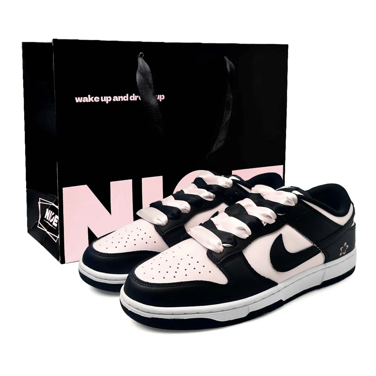 Nike Dunk Shopping Bag, Pink Cherry Blossom Fall Winter, Horse Year CNY All Season Versatile