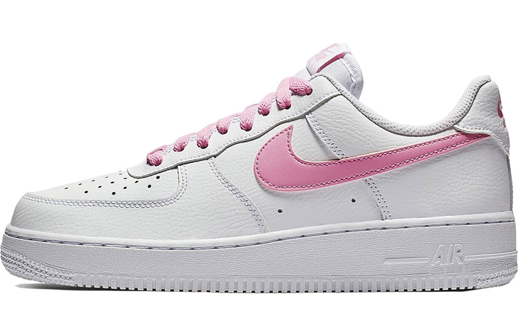 Nike Air Force 1 Air Force No. 1 Anti -slip, wear -resistant low -top shoes women's white powder