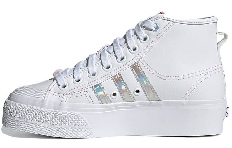 Adidas Wmns Nizza Platform Mid 'White Iridescent' Women's