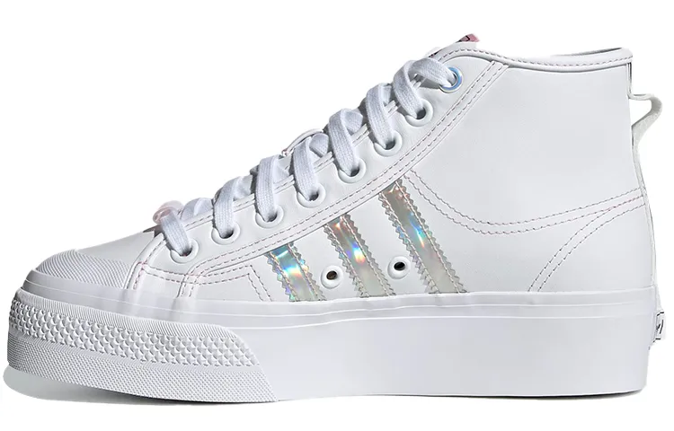 Adidas Wmns Nizza Platform Mid 'White Iridescent' Women's