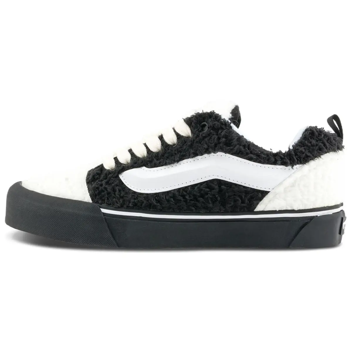 Vans Knu Skool Abrasion Resistant Low top Skateboard Shoes Unisex Black White
