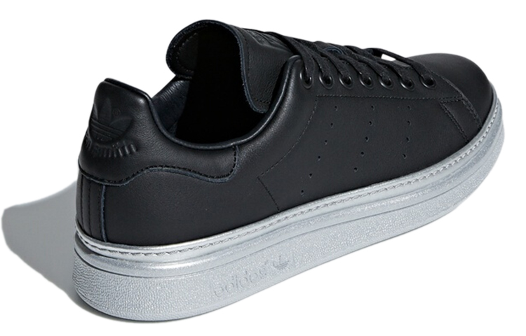 Женские кеды adidas originals STAN SMITH (черно-серые) — Чёрный / серый — фото 4