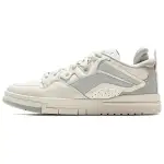 Li Ning Wave PRO Coverage Slip Resistant And Abrasion Resistant Low top Skateboard Shoes Men's White Gray