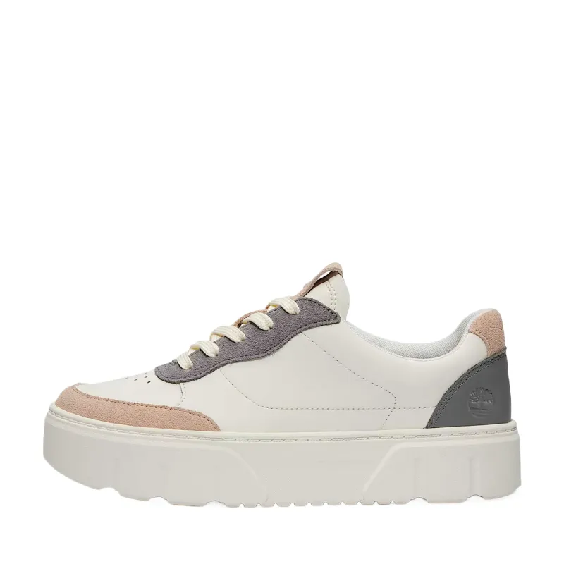 Timberland Laurel Court Leather Low top Skateboard Shoes Women's Dark Gray