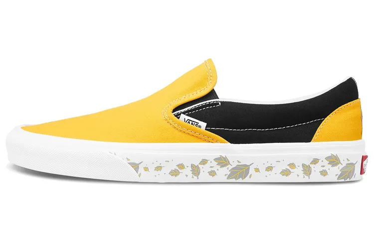 Vans Slip On Black Yellow Unisex 'Black Yellow'
