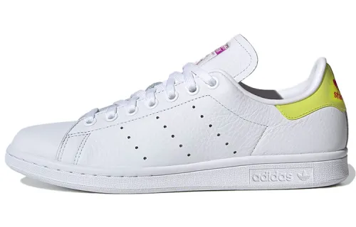 Adidas Originals Stan Smith Shoes White/Purple/Green Women's