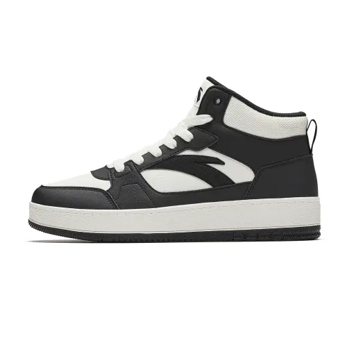 Anta First Year Thermal High top Skateboard Shoes Men's Black White
