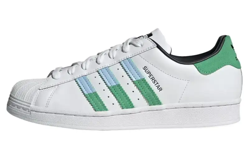 Adidas Superstar 'White Green Blue'