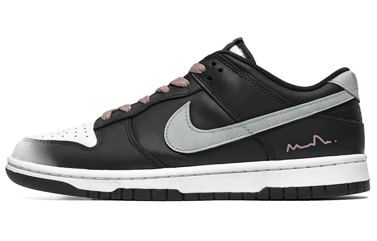 Nike Dunk Mist Leather Low top Skateboard Shoes Unisex Black