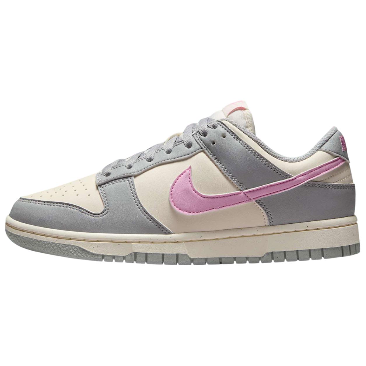 Женские кроссовки Nike Nike Dunk Low (серо-розовые)