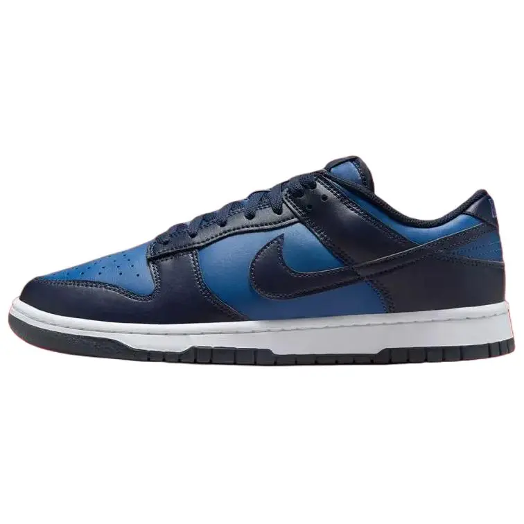 Nike Dunk Slip Resistant Abrasion Resistant Slip Resistant Abrasion Resistant Low top Skateboard Shoes Men's Blue