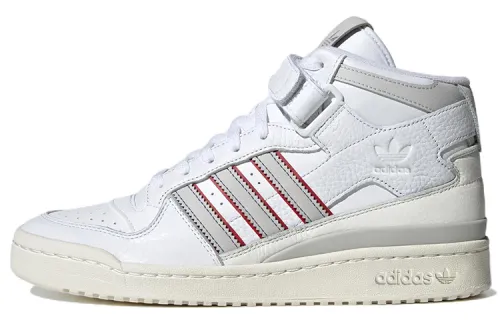adidas originals Forum Mid White Grey Red