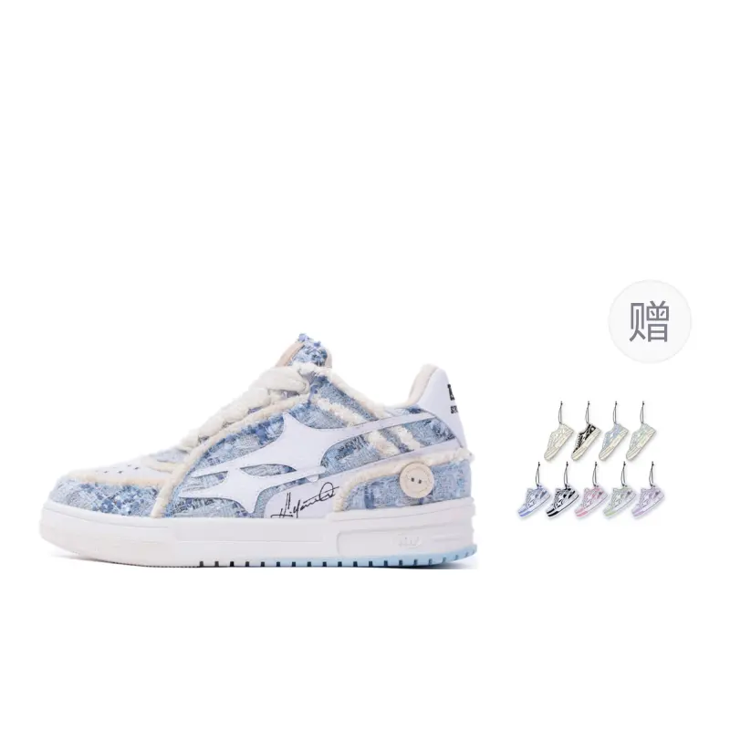 KILLWINNER Noah's Ark Skateboard Shoes Unisex Low Top Blue