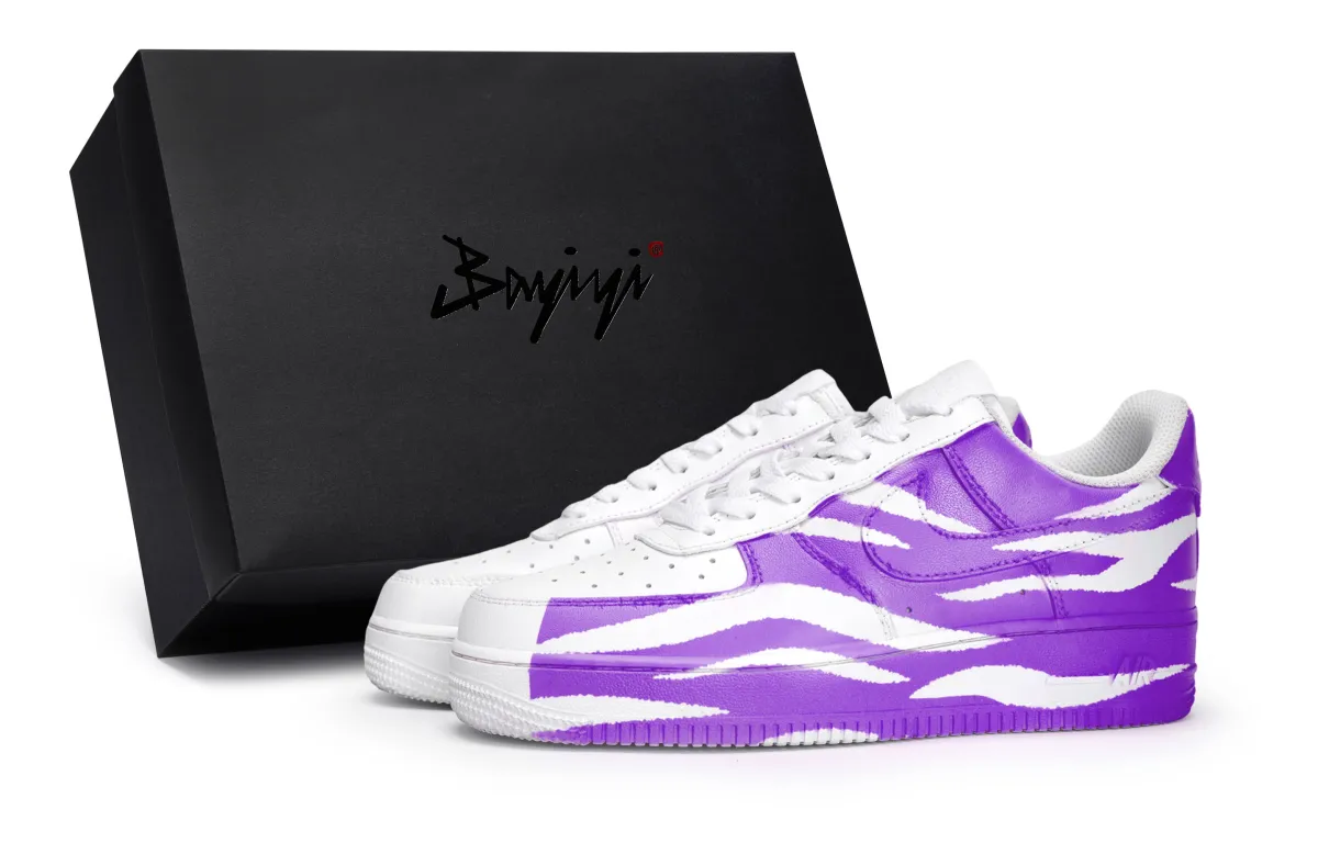 Nike Air Force 1 811 Manufacturing, Cloud Surge Purple, Special Shoe Box Slip Resistant Low top Skateboard Shoes Unisex