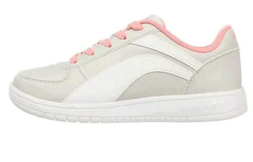 Li Ning Skateboard Shoes Women's Low Top Gray/White/Pink