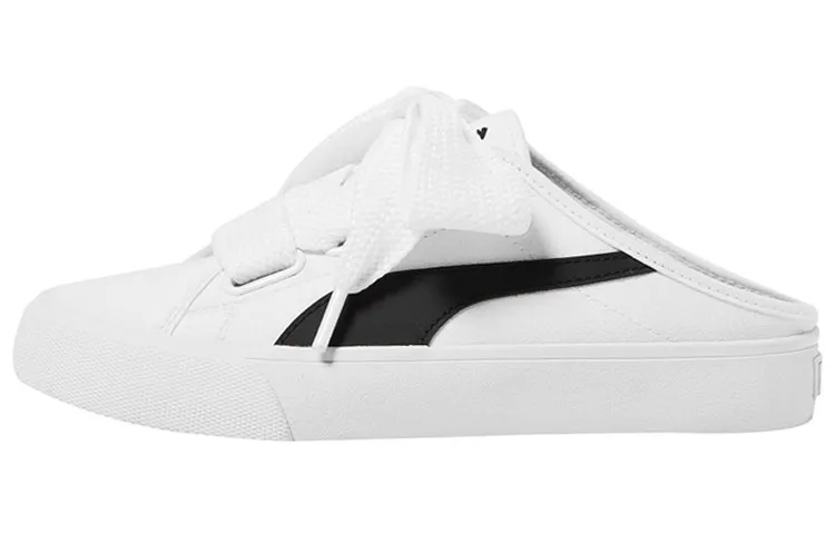 PUMA Bari Mule Ribbon 'White Black' Women's
