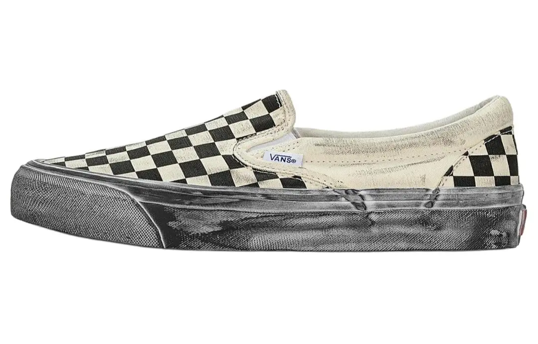 Slip-On Og Classic Vans Lx 'Stressed - Black Checkerboard'