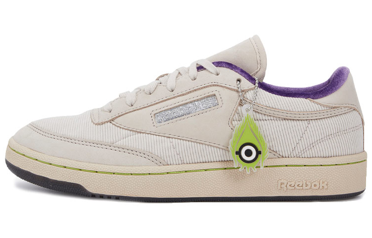 MINIONS x Reebok Club C 85 Vicious 6 Lounge low-top sneakers, same style for men and women, khaki brown