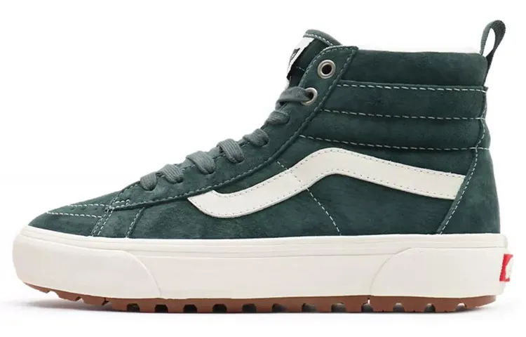 Vans Unisex SK8 HI Mte 1 High Top Sneakers White/Green