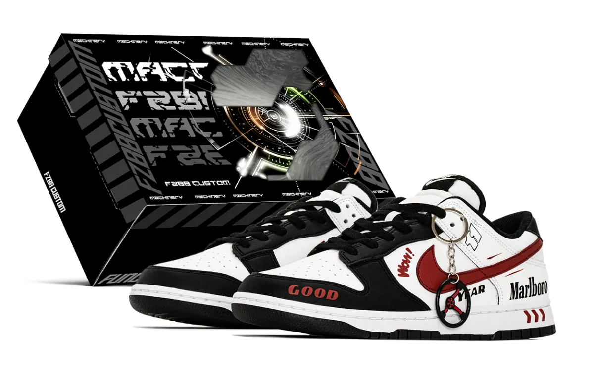 Nike Dunk Racing 86 Urban Techwear Box, Fashion Trend, Urban Outdoors Slip Resistant Abrasion Resistant