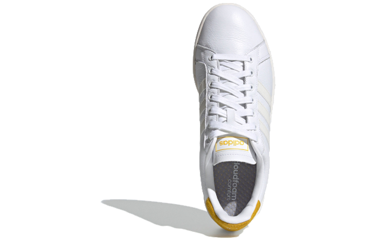Кеды adidas neo GRAND COURT (бело-желтые) — фото 4