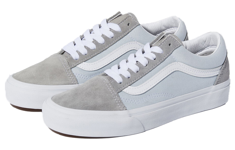 Кеды Vans Old Skool (серо-синие) — фото 3