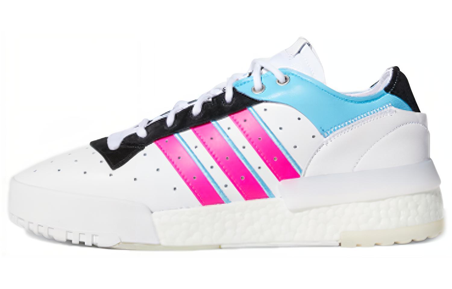 Кроссовки adidas adidas originals Rivalry Rm Low (белый / черный / синий / розовый)