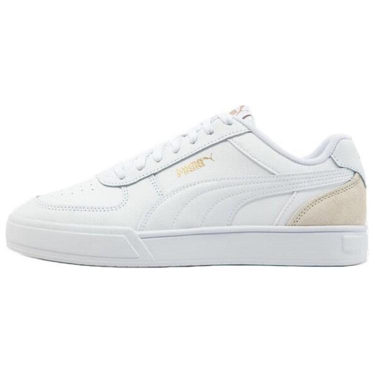 PUMA Caven Low top Skateboard Shoes Unisex White Gold