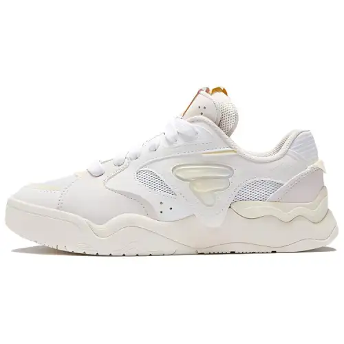 FILA FUSION Kick 2.0 Cushioning Low top Skateboard Shoes Women's White