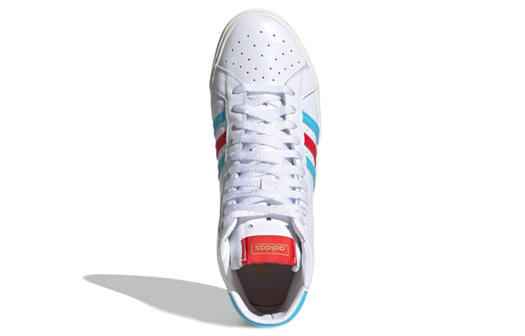 Кеды adidas Basket Profi (бело-сине-красные) — Белый / красный / синий — фото 4